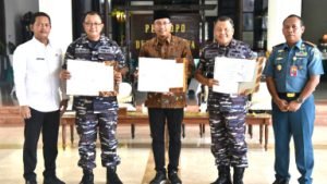 Bangun Taman Monumen Ilyushin-28 Juanda, Pemkab Sidoarjo Dengan TNI AL Tandatangani Perjanjian Kerjasama