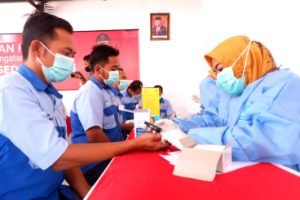 Jelang Hari Tuberculosis Sedunia 2023, Lapas Mojokerto Gandeng Dinas Kesehatan Kota Lakukan Screening TB, HIV Dan PTM