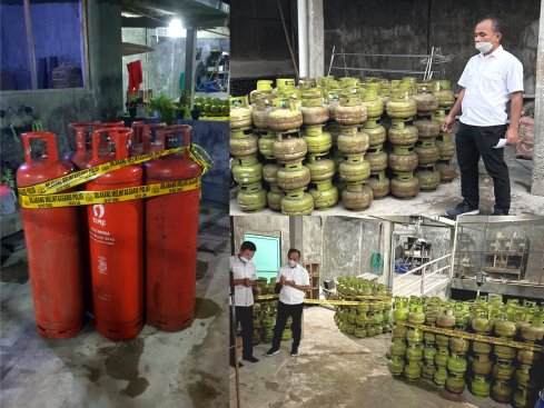 Pemilik Usaha Pengoplosan Gas LPG, Diamankan Anggota Unit Tipidter Satreskrim Polres Jombang