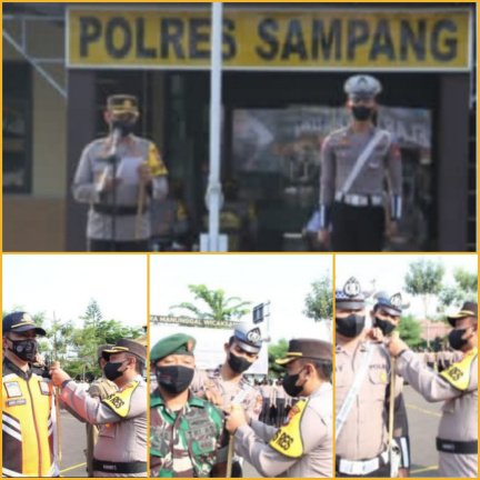 Polres Sampang Gelar Pasukan Operasi Zebra Semeru 2022