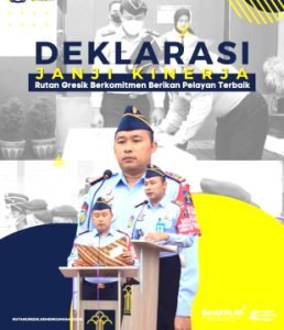 Rutan Kelas 11B Gersik Gelar Deklarasi Janji Kinerja 2023, Tujuan Mengukuhkan Komitmen Seluruh Pegawai