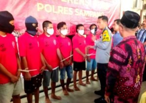 Polres Sampang Gelar Konferensi Pers Hasil ungkap 13 Kasus di wilayah Hukumnya