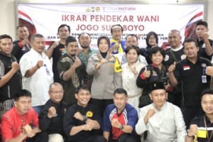 Polres KP3 Tj Perak Surabaya, 26 Perguruan Pencak Silat Ikrar Pendekar Wani Jogo Suroboyo