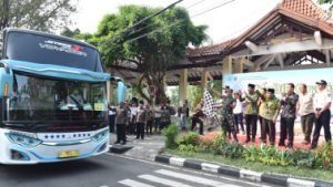 Mudik Gratis Bareng Bupati Dan Wakil Bupati Sidoarjo, Di Ikuti 1.450 orang warga Sidoarjo