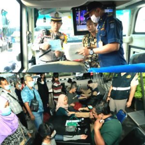 Kapolrestabes Surabaya, Berangkatkan Ratusan Orang Mudik Balik Asal Surabaya Kembali ke Jakarta