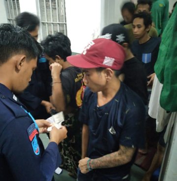 Rutan Kelas 1 Surabaya Laksanakan Penggeledahan Kamar Blok Hunian