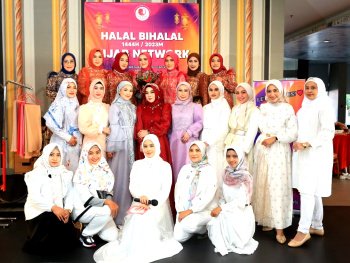 Acara Halal Bihalal, Hijab Network berkolaborasi Dengan Designer Any Zahira