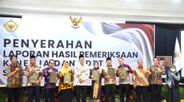 Kabupaten Sidoarjo Terima LHP Atas Laporan Keuangan Pemerintah Daerah TA 2023