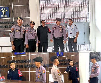 Polres Bangkalan melaksanakan kegiatan patroli sambang di Rutan Kelas IIB Bangkalan