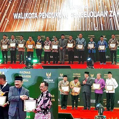 Kota Surabaya Raih Penghargaan Baznas Award 2024