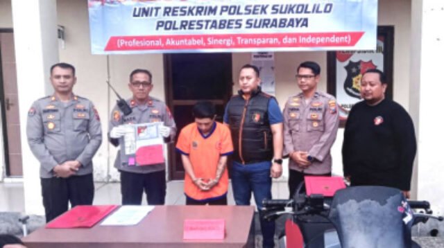 Terbongkar Modus Pura-Pura Kehabisan Bensin, Pelaku Curi Motor di Surabaya Ditangkap Polisi