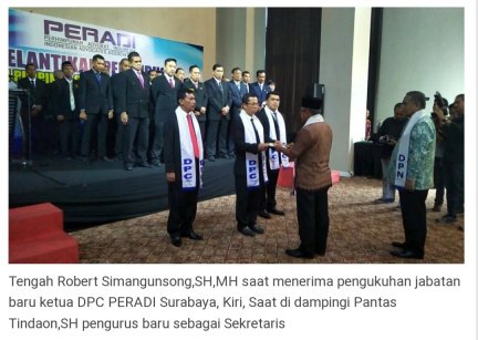 Perhimpunan Advocat Indonesia (PERADI) Surabaya Diduga Kecolongan