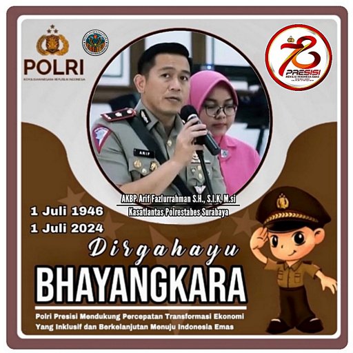 Selamat Hari Bhayangkara ke-78