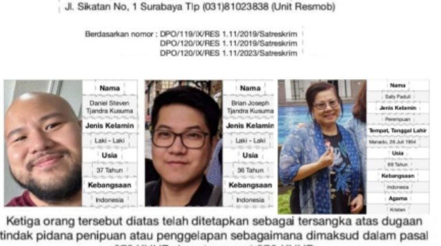 Ibu dan 2 Anak Ditetapan Sebagai DPO, Gegara Kalah Gugatan Hingga Akan Dieksekusi dan Terancam Lelang