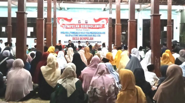 Dempelan Bersholawat Meriahkan Perayaan Kemerdekaan RI ke-79