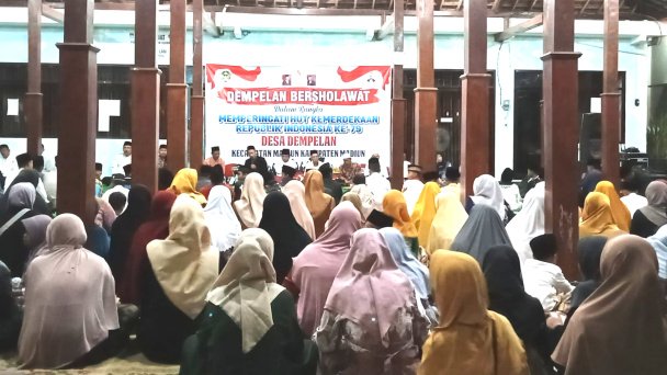 Dempelan Bersholawat Meriahkan Perayaan Kemerdekaan RI ke-79