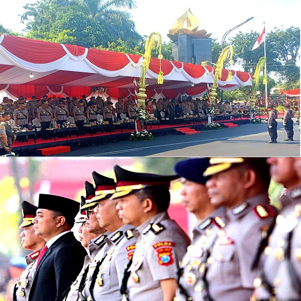 Kota Pahlawan Jadi Tuan Rumah Upacara Hari Juang Polri: Eri Cahyadi, Tegaskan Sejarah Kepahlawanan