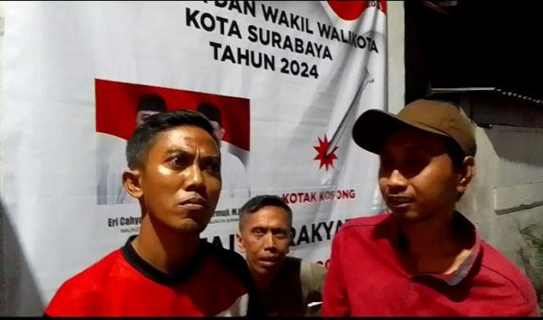 Pemuda Pemudi Wilayah Kenjeran Minta Milenial dan Gen Z Coblos Kotak Kosong