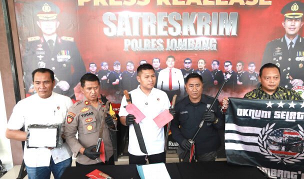 Viral di Media Sosial dan Meresahkan Masyarakat, Gangster Oknum Selatan Kota Diringkus Polisi Jombang