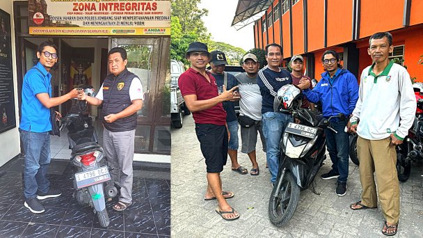 Seorang Wartawan di Jombang Kehilangan Motor Saat Ngopi, Akhirnya Ditemukan