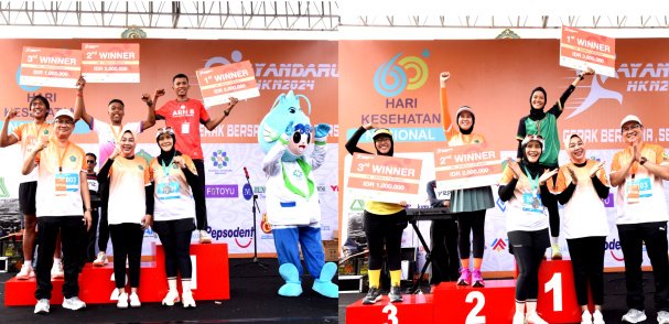 JayandaRun HKN 2024 Meriah: Ratusan Peserta Ramaikan Lomba Lari di Sidoarjo