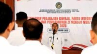 Rutan IIB Gresik Tanda Tangani Komitmen Bersama Pembangunan Zona Integritas Menuju WBK dan WBBM 2025