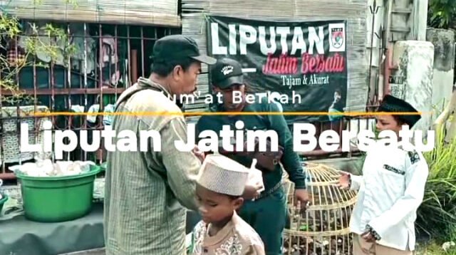 Jum'at Berkah, Media LiputanJatimBersatu.com Rutin Bagikan 200 Nasi Kotak Gratis