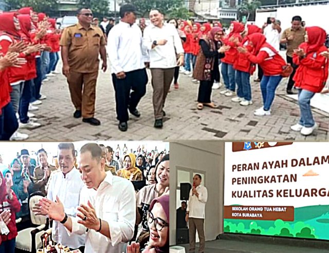 Wali Kota Surabaya Kunjungi Bangunan Gedung Serbaguna Tanah Merah RW 04, Kelurahan Tanah Kali Kedinding