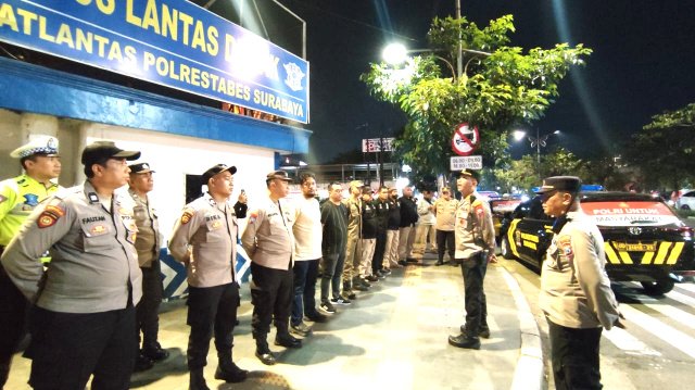 Polsek Bubutan Amankan Pengesahan Warga Baru PSHT di Unitomo Surabaya, Malam 1 Suro Berjalan Kondusif
