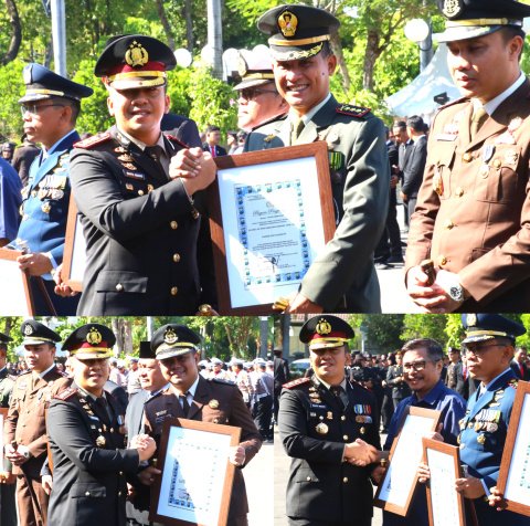 HUT Bhayangkara ke-79 di Surabaya: Kapolrestabes Sampaikan Peningkatan Kepercayaan Publik terhadap Polri