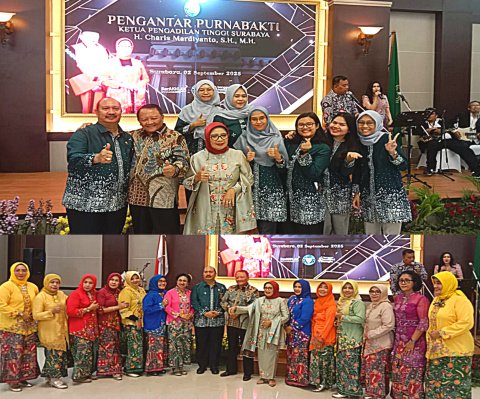 Penghantar Pernah Bakti Ketua Pengadilan Tinggi Surabaya H. Charis Mardiyanto, S.H., M.H.