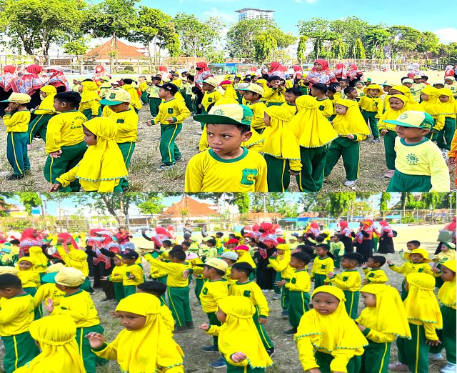 Semarak Milad ke-28 IGABA, TK Aisyiyah Bustanul Athfal Gelar Senam Massal “Anak Indonesia Hebat”