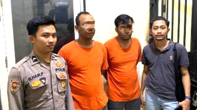 Satreskrim Polres Gresik Tetapkan Dua Tersangka Kasus Penjualan Data Pribadi Debitur via Aplikasi Go Matel R4