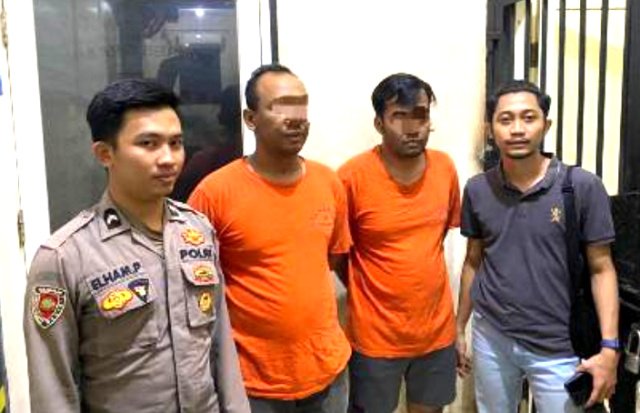 Satreskrim Polres Gresik Tetapkan Dua Tersangka Kasus Penjualan Data Pribadi Debitur via Aplikasi Go Matel R4