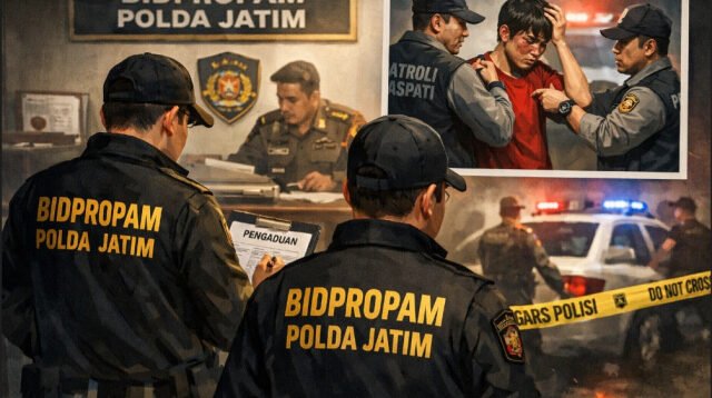 Aduan Dugaan Kekerasan Anak Libatkan Oknum Patroli Raspati, Bidpropam Polda Jatim Turun Tangan