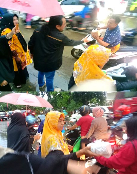 Berbagi Takjil di bulan Suci Ramdhan, Partai Ummat Turun ke Jalan