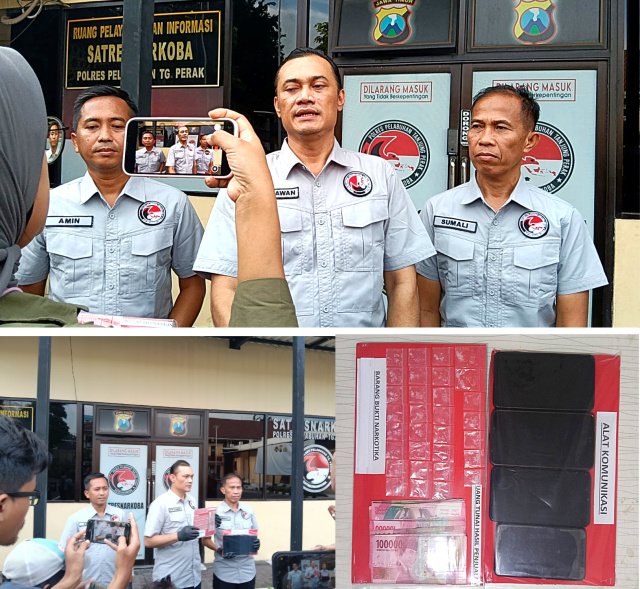 Satresnarkoba Tanjung Perak Bongkar Jaringan Sabu di Wonosari: 4 Pengedar Ditangkap, Bandar Masuk DPO