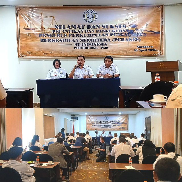 Perakes Lantik Pengurus di Surabaya, Tekankan Peran Advokat sebagai Pembela Keadilan Masyarakat