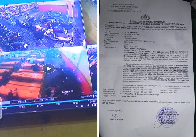 Motor Honda Scoopy Raib Saat Ngopi di Kenjeran, Aksi Pelaku Terekam CCTV
