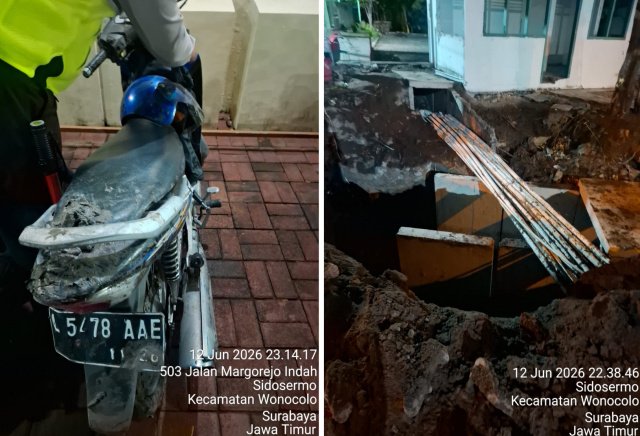 Pasutri Tercebur Proyek Gorong-gorong Pemkot Surabaya, Istri Tewas