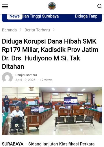 Jaksa Tuntut Syaiful Rachman dan Hudiyono 16 Tahun Penjara, Terdakwa Jimmy Tanaya 18 Tahun, Diduga Korupsi di Lingkungan Dinas Pendidikan
