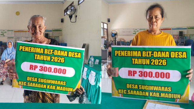 Pemdes Sugihwaras Salurkan BLT Dana Desa kepada 26 KPM, Bantu Ringankan Beban Ekonomi Warga