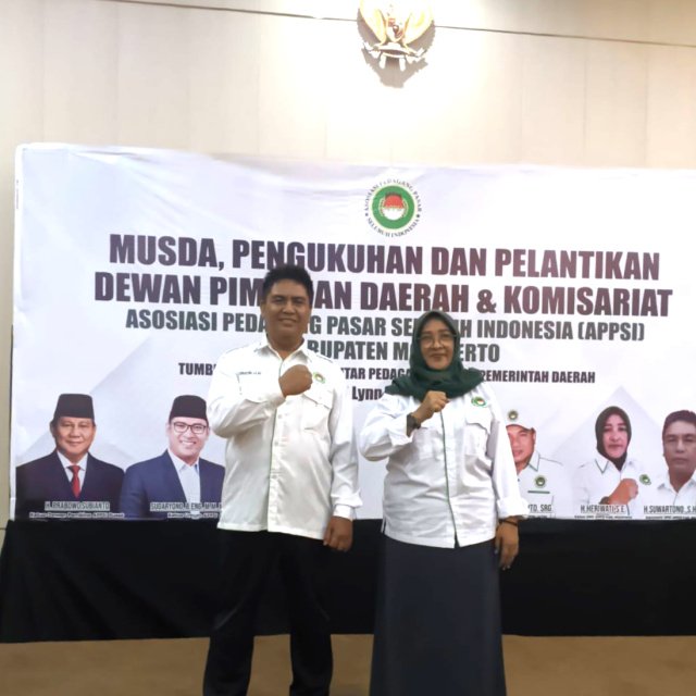 Musda dan Pelantikan DPD APPSI Kabupaten Mojokerto Perkuat Organisasi Pedagang, Hj. Heriwati Resmi Pimpin Kepengurusan