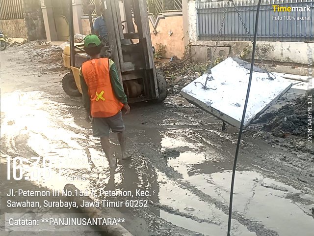Metode Dewatering dan K3 Diabaikan, Proyek Box Culvert Petemon III Surabaya Disorot