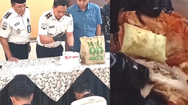 Ayam Goreng Diduga Jadi Kamuflase, Lapas Kelas I Surabaya Gagalkan Dugaan Penyelundupan Narkotika 17,11 Gram