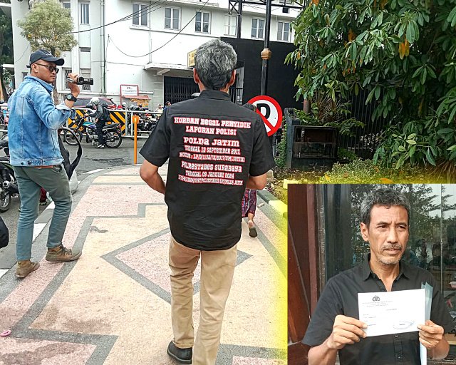 Protes Penghentian Perkara, Abdullah Datangi Polrestabes Surabaya: Terlapor Disebut Masih Hidup